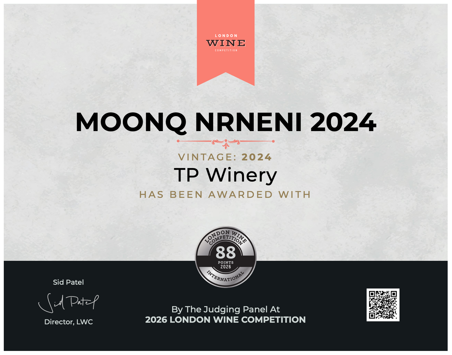 MOONQ Red Dry Wine - Nrneni 2024