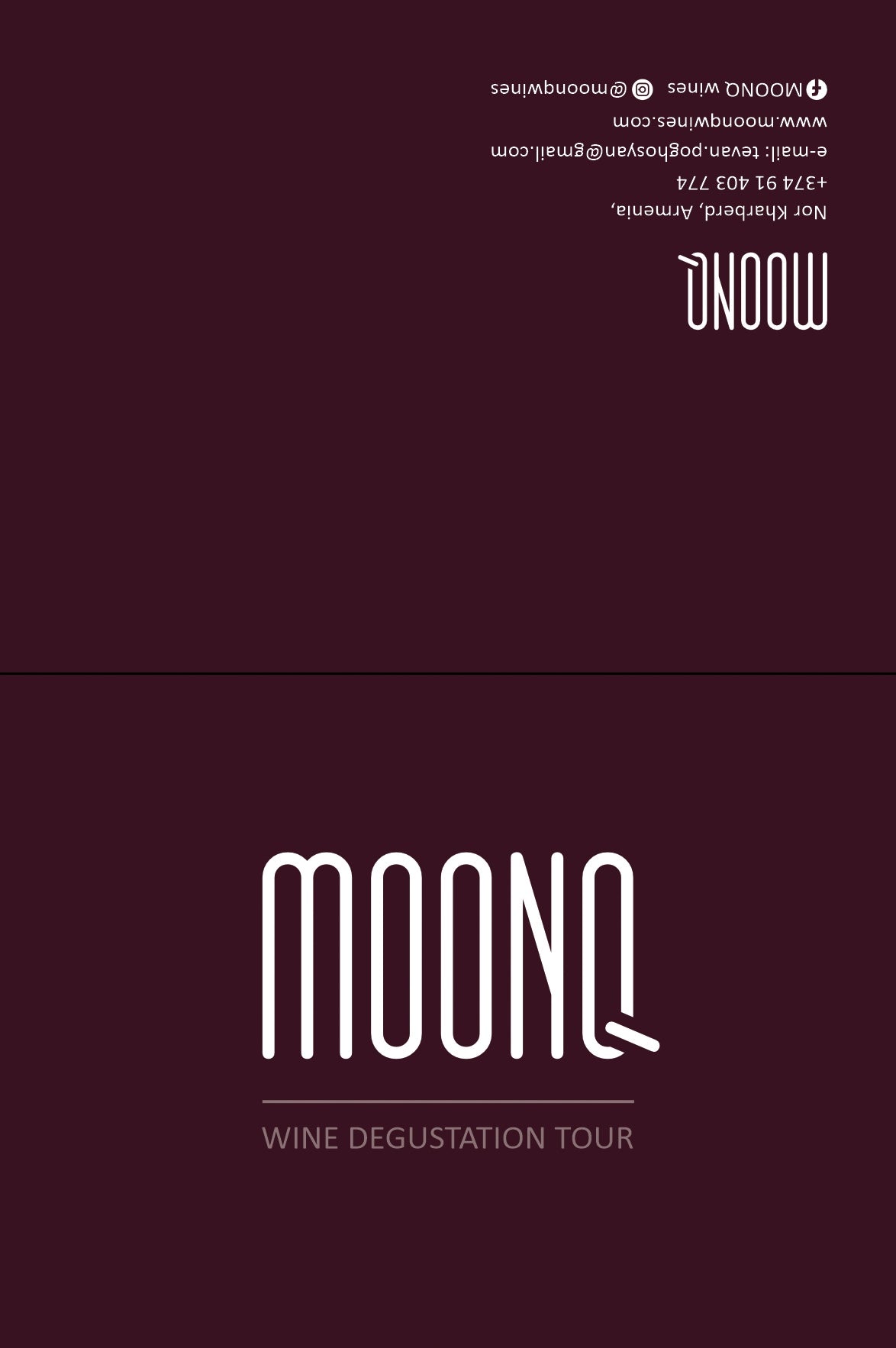 Wine Tour Gift Card - A Taste of MOONQ
