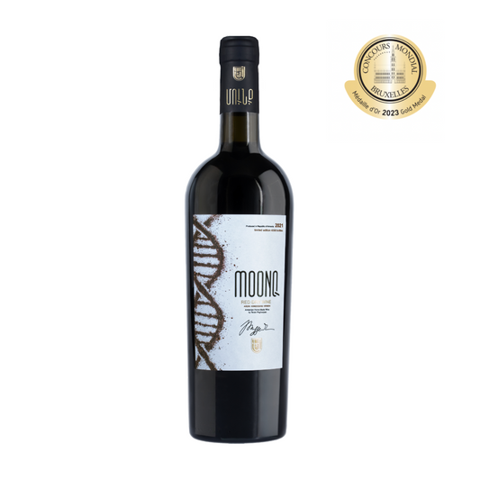 MOONQ Red Dry Wine - Areni-Khndoghni-Nrneni 2021 (Winner of MONDEAL 2023 Gold Medal)